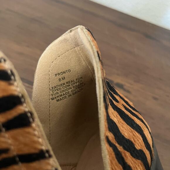 Anthropologie Matisse Pronto Tiger Print Leather Ankle Boho Boot Sz 8 - Picture 11 of 11